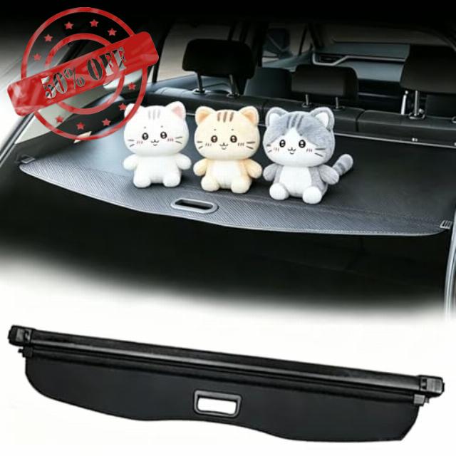 Retractable Trunk Cargo Shade for Genesis GV60 2021-2025 | Trunk Cargo Cover & Luggage Security Shade | Black Canvas
