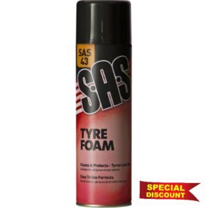 SAS Tyre Foam 500ml SAS43 Pack of 6