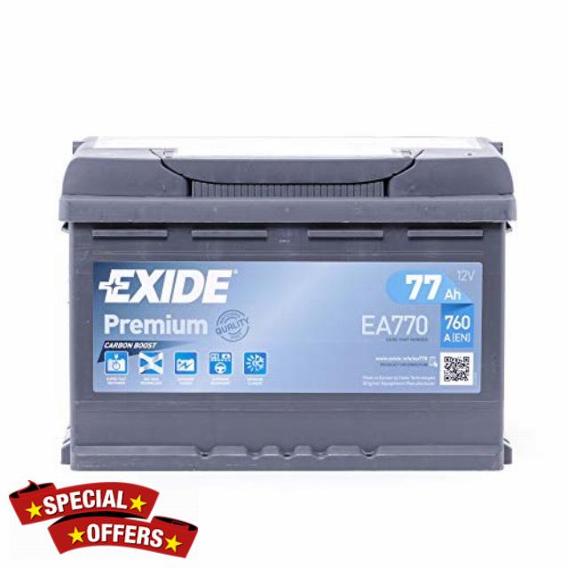 Exide Premium starting battery EA770 77 Ah