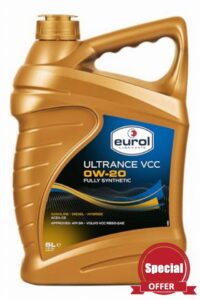 Eurol Ultrance VCC 0W-20 Fully synthetic Oil 5L