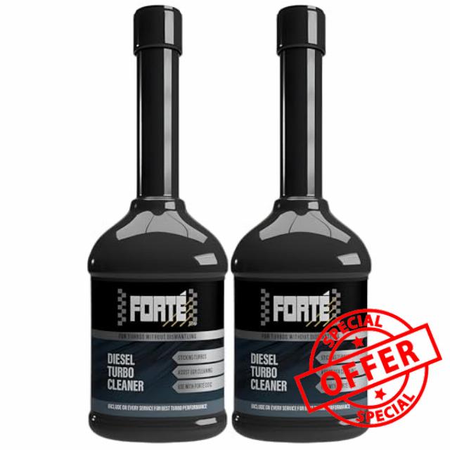 2x Forte Diesel Turbo Cleaner & EGR Valve Treatment 400ml | Powerful Turbo Intake & EGR Deposit Remover | Restores Performance & Improves Fuel Efficiency