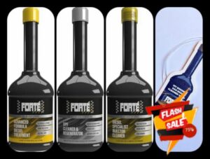 FORTE DIESEL TREATMENT+ SPECIALIST INJECTOR CLEANER + DPF CLEANER AND REGENERATOR 3 PACK + Free Car Airfreshner - REDUCES EMISSIONS - IMPROVES PERFORMANCE