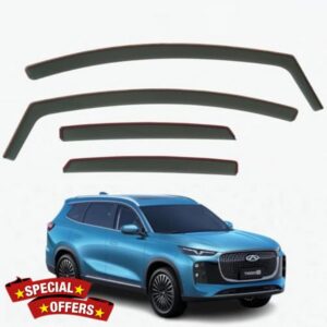Set Of 4 Wind Deflectors For CHERY TIGGO 8 2025 2026 2027 Models. Tiggo 8 Rain Deflectors