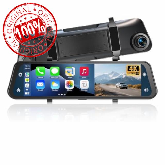 11.8" Mirror Dash Cam Front and Rear 4K+1080P