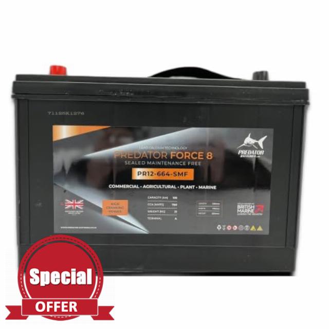 12V 105Ah Commercial Starting Battery
