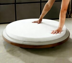 3cm/5cm/8cm/10cm Thick High Density Foam for Round Patio Bed Cushion/Sunbeds/Garden Furniture (10cm Thick