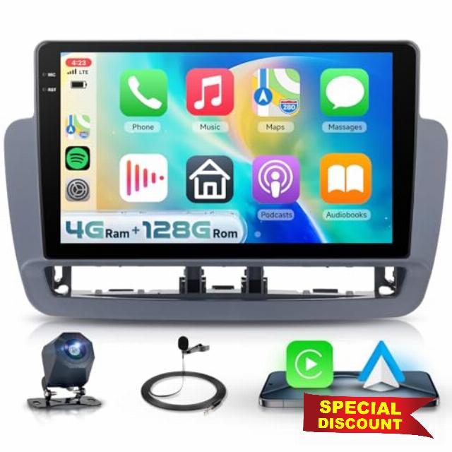 4G+128G Car Radio Stereo for Seat Ibiza 2012-2015