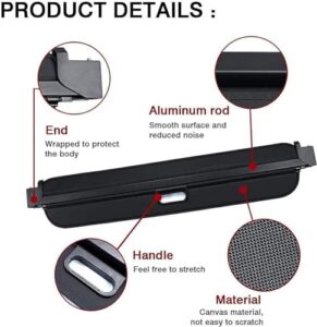 Roller Blind Privacy Panel & Storage Organize
