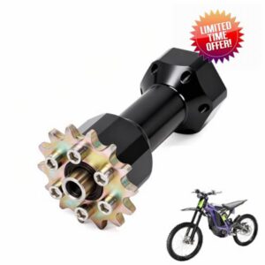 Motorcycle Drive Axis Shaft Motorcycle Center Shaft Sleeve for Surron Light Bee S/X/X160/X260 Dirt Bike Black