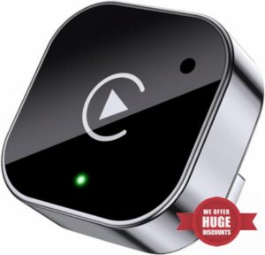 Wireless Carplay Adapter Uk 2025 Upgrade - 2-in-1 Plug and Play USB to Wireless Car Adapter for iPhone & Android