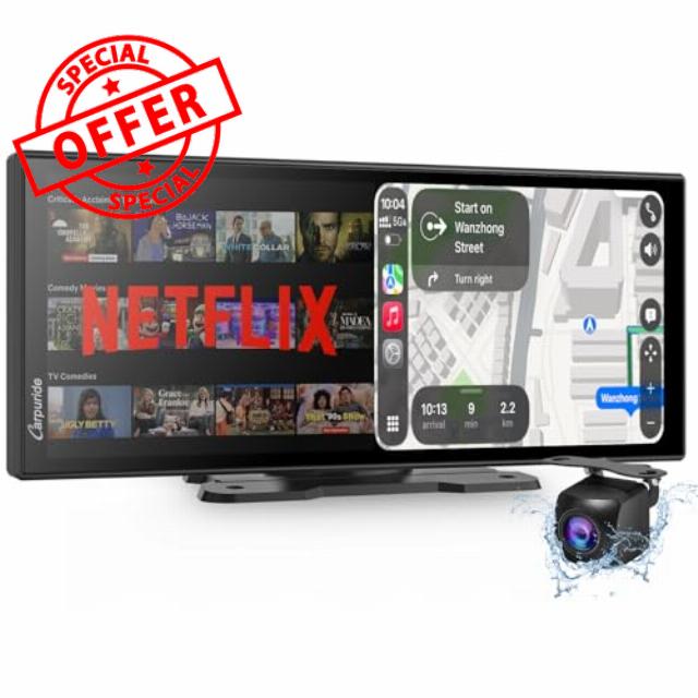 Carpuride W125P Car Stereo with Net-flix YouTube