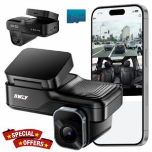IIWEY Dash Cam LTE 4G Live FHD Front and Inside