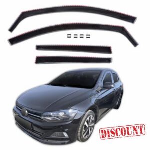 J&J AUTOMOTIVE Wind Deflectors for VW Polo 5 Door 2017-up 4pcs