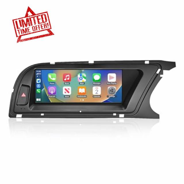 Road Top 8.9 Inch Wireless CarPlay Screen for Audi A4 2009-2015 with 3G MMI