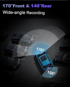 Dual Dashcam with 64GB Card