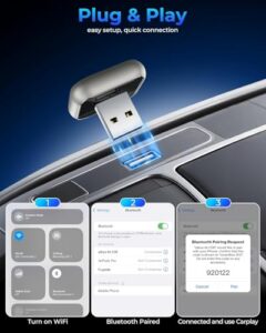 Mini T-shaped for Cars USB Plug and Play Auto Reconnect