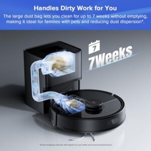 000Pa | Up to 7 Weeks of Hands Free Cleaning