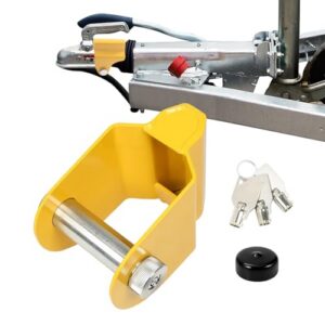 Anti Theft Rustproof Zinc Alloy Caravan Tow Bar Coupling Lock with Keys for ALKO AK130/160