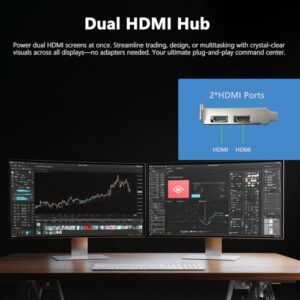 8GB GDDR6 256-Bit RDNA Architecture 1755/1905 MHz (Base/Boost Clock) DirectX 12 HDMI DP PCIe4.0 2K PC Gaming Video Card for Office Gaming (R7 350 4GB LP)