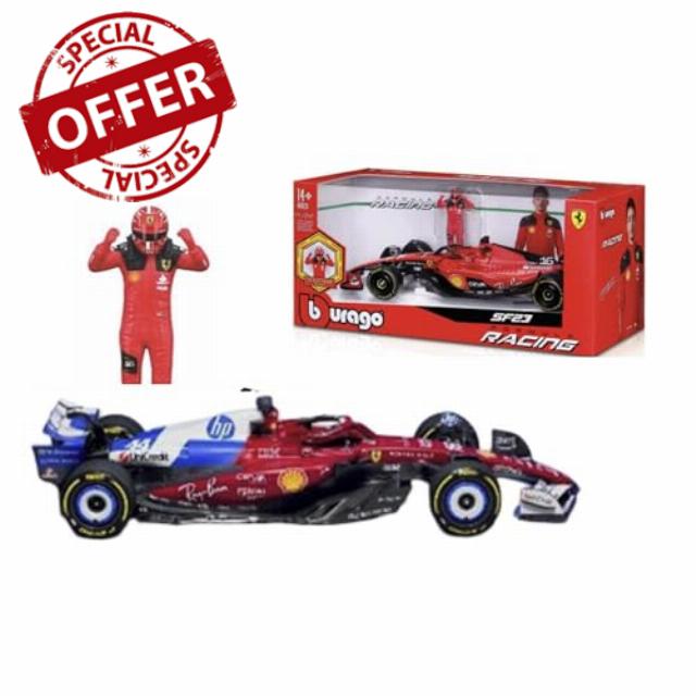 1:24 F1 FERRARI SF-25 2025 WITH DRIVER FIGURE HAMILTON MIAMI GP