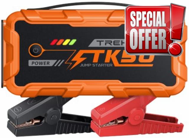 7000A Jump Starter Power Pack