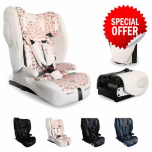 My Babiie MBCS80 Foldable Toddler to Booster R129 Child Car Seat - ISOFIX with Top Tether