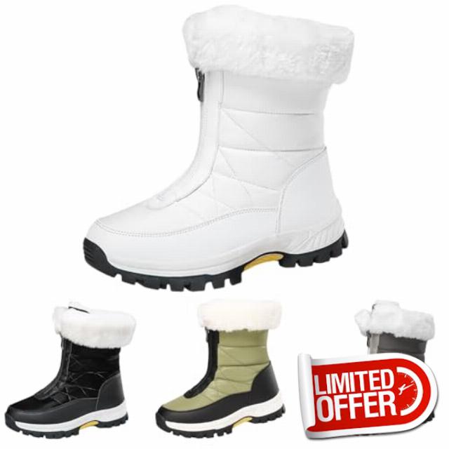 Women’s Non-Slip Warm Zipper Snow Boots