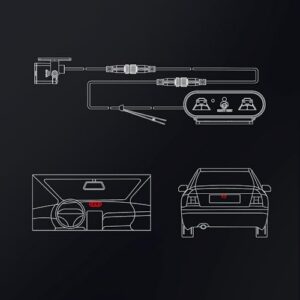 Detect Hazards from Side & Rear Line for Car/Motorcycle/Bicycle/E-Bike