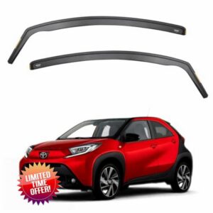 ISPEED Wind Deflectors For Toyota Aygo X 2022-2027 5-Door SUV Wind Deflectors 2pc Set (Front Only) | Keep Your Car Ventilated In Rain & Wind