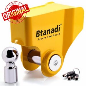 Btanadi Trailer Hitch Lock – Heavy Duty Anti-Theft Security for Knott Avonride 50mm Cast Coupling Heads Including 575003