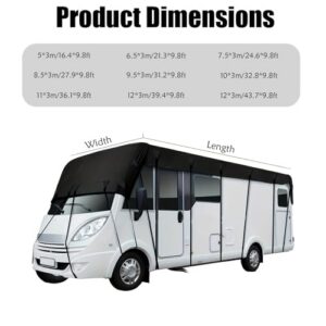 5 * 3m/16.4 * 9.8ft)
