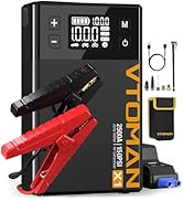 VTOMAN VT-PRO 10000A Jump Stater Power Pack 12V/24V - 58800mAh Heavy Duty Jump Stater for All 12V...