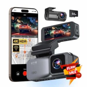 Osmo Dashcam Pro 4K Wireless Car Dashcam Front Rear