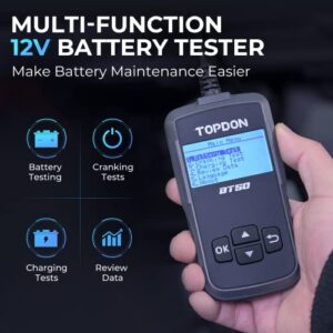 Auto 100-2000 CCA Battery Load Tester | Battery Health/Cranking/Charging Test