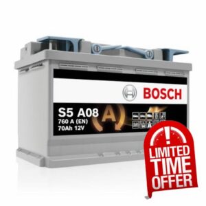 Bosch S5A08 Car Battery 70A / h-760A