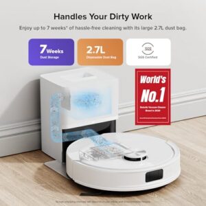 000Pa Suction | Self-Emptying