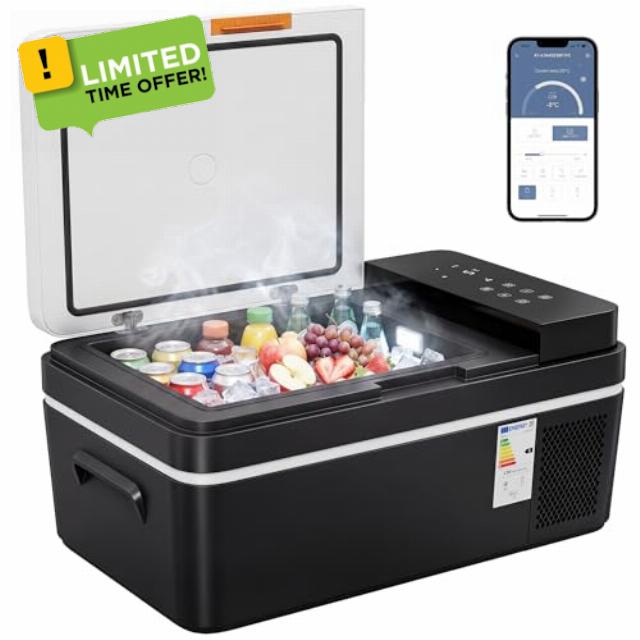 Outsunny 20L Compressor Car Fridge Freezer
