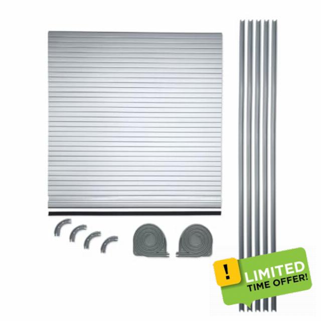 Kiravans Tambour Door Kit Roller Shutter for Van Furniture | Silver or Black