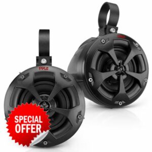Pyle 4” Water-Resistant Off-Road Speaker System with 800 W Power