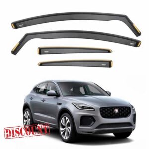 ISPEED Wind Deflectors For Jaguar E-Pace 2017-2024 5-Door SUV 4pc Set | Keep Your Car Ventilated In Rain & Wind
