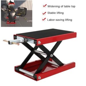 Adjustable Foldable Bike Lift for Tyre Change & Repair