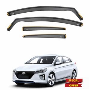 ISPEED Wind Deflectors For Hyundai Ioniq 2016-2022 5-Door Hatchback 4pc Set | Keep Your Car Ventilated In Rain & Wind