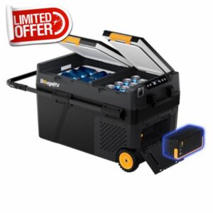 BougeRV CRD2 V2.0 40L Car Fridge and 240Wh Battery