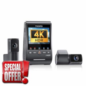 VIOFO A329T 4K 3 Channel Dash Cam