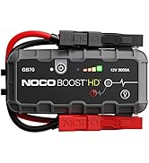 NOCO Boost X GBX45 1250A 12V UltraSafe Portable Lithium Car Jump Starter, Heavy-Duty Battery Boos...