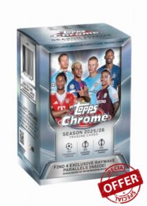Topps Chrome® UEFA Club Competitions 2025-26 - Value Box (contains 7 packs per box