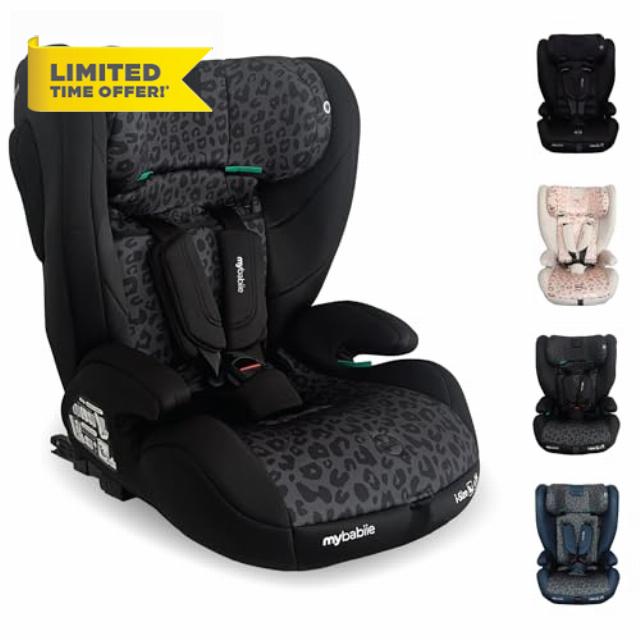 My Babiie MBCS75 Toddler to Booster R129 Child Car Seat - ISOFIX with Top Tether
