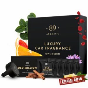 Aromatic •89• Car Air Fresheners Vent Clip Set - 12 Months of Luxury Fragrances