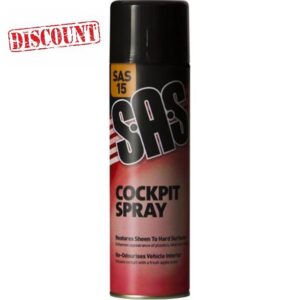 SAS Cockpit Spray 500ml SAS15 Pack of 6