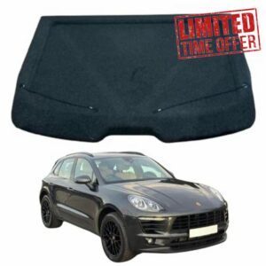 Porsche Macan 2014-2023 95B Compatible Car Parcel Shelf | Sturdy Boot Cover with Cord for Extra Storage | Space Saving Car Accessories | Black | TCC Parcel Shelf Direc